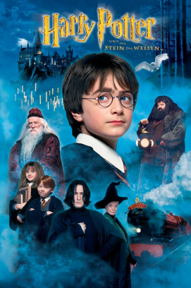 Смотреть Harry Potter und der Stein der Weisen Онлайн бесплатно - Harry Potter erfährt an seinem 11. Geburtstag, dass seine verstorbenen Eltern mächtige...